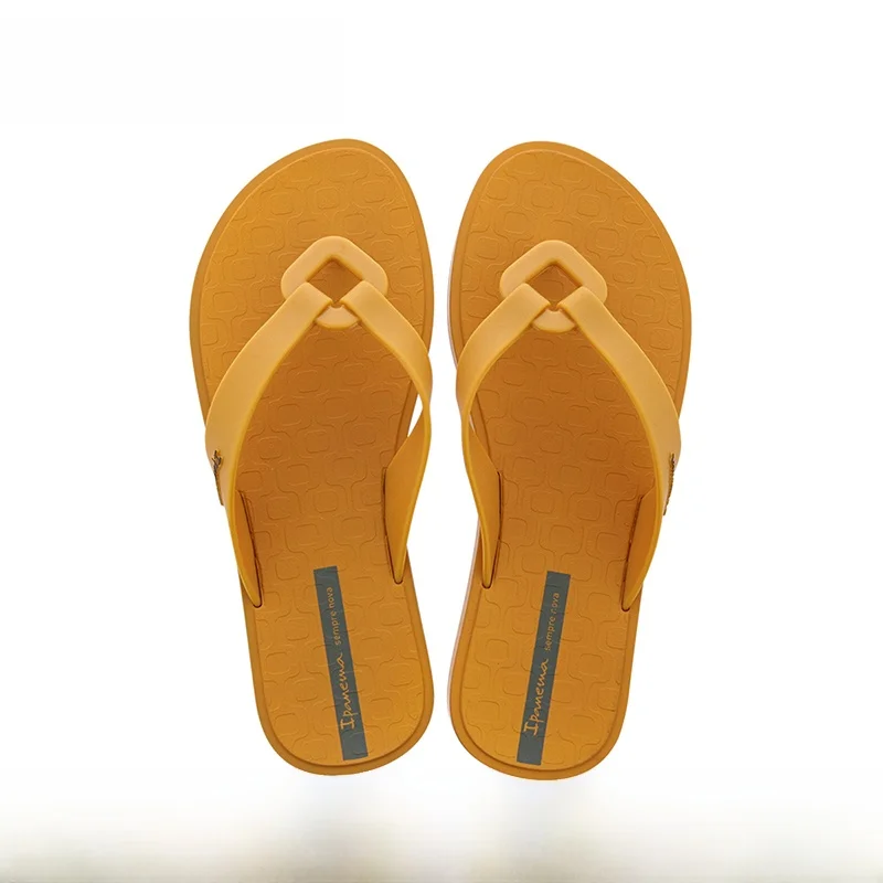 

Ipanema повседневные женские тапочки-стринги, пляжная одежда, весна-лето, новая уличная одежда, однотонный бот из ПВХ на плоском каблуке