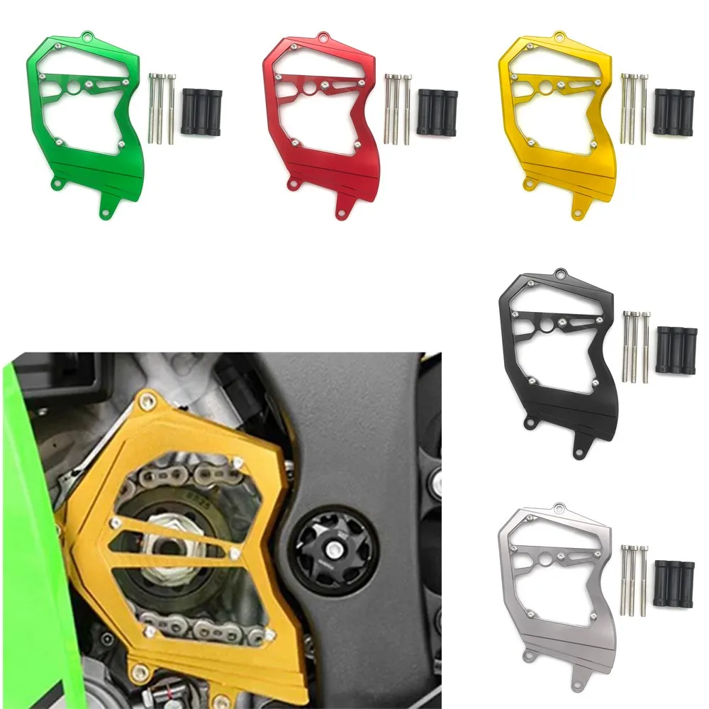 

Motorcycle Front Sprocket Chain Guard Cover Gear Protection Cover For Kawasaki ZX6R ZX 6R 2009-2016 2017 2018 2019 2020 2021