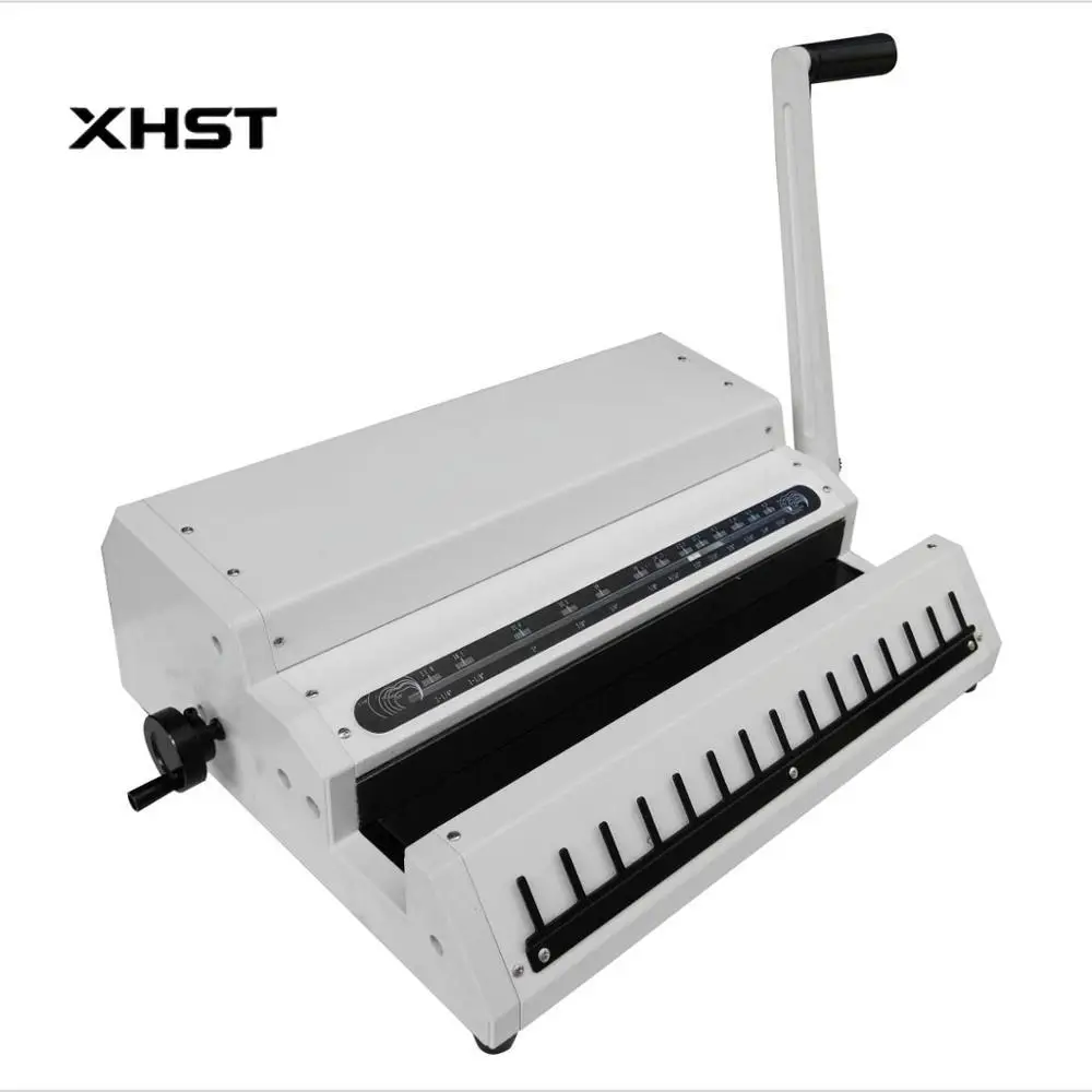 White (B700)Double Wire Binding Closing Machine Used for Notebook