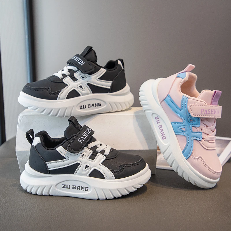 

Осень 2025 года, модные новые детские повседневные кроссовки для кампуса, обувь для мальчиков и девочек, нескользящие кроссовки на мягкой подошве для детей 26–37 ярдов