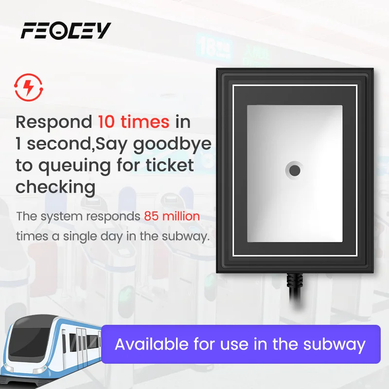 

Уникальный FC7480 IP67 водонепроницаемый считыватель QR-кодов, машина для ворот, пылезащитный ID, 2D сканирование штрих-кода, система контроля доступа для Metro Turns