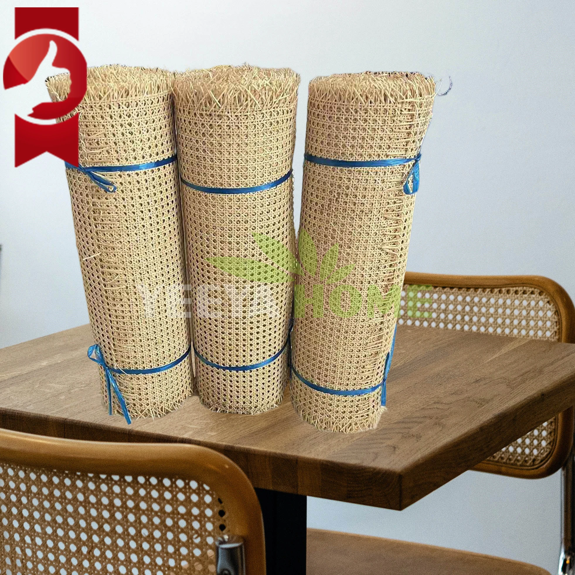 Natural Rattan Garden Cane Weave Ratan Cannage Rattan Roll Trade Rollo Esterilla De Ratan
