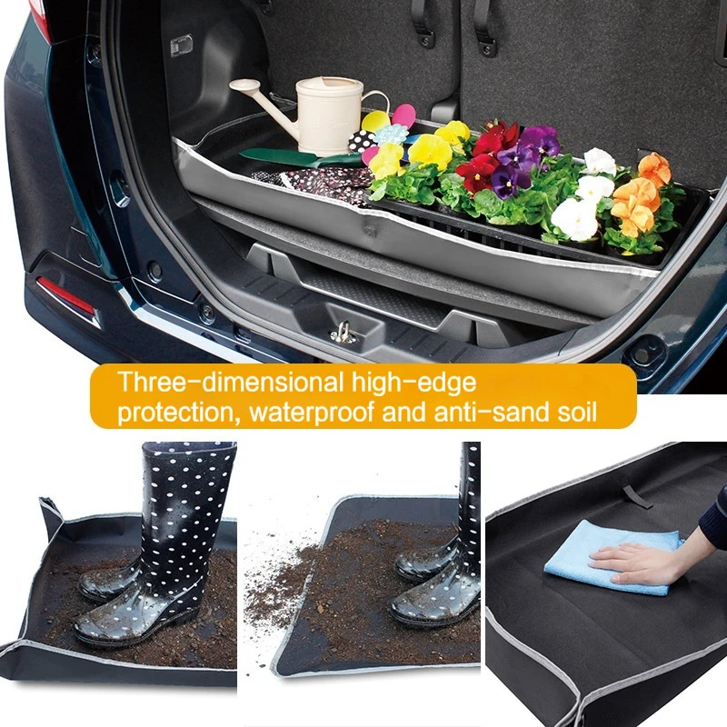 

Three-Dimensional Cargo Trunk Floor Mat Liner for Car SUV Truck All Weather Anti-fouling Waterproof Universal SUV Business Car