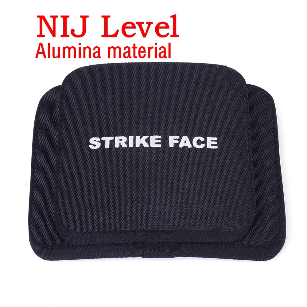 1 قطعة لوحة جانبية عالية المستوى مضادة للرصاص 6X6 أو 6x8 أكسيد الألومينا و UHMWPE لوحة الباليستية لوحة درع الخصر ضد AK #1