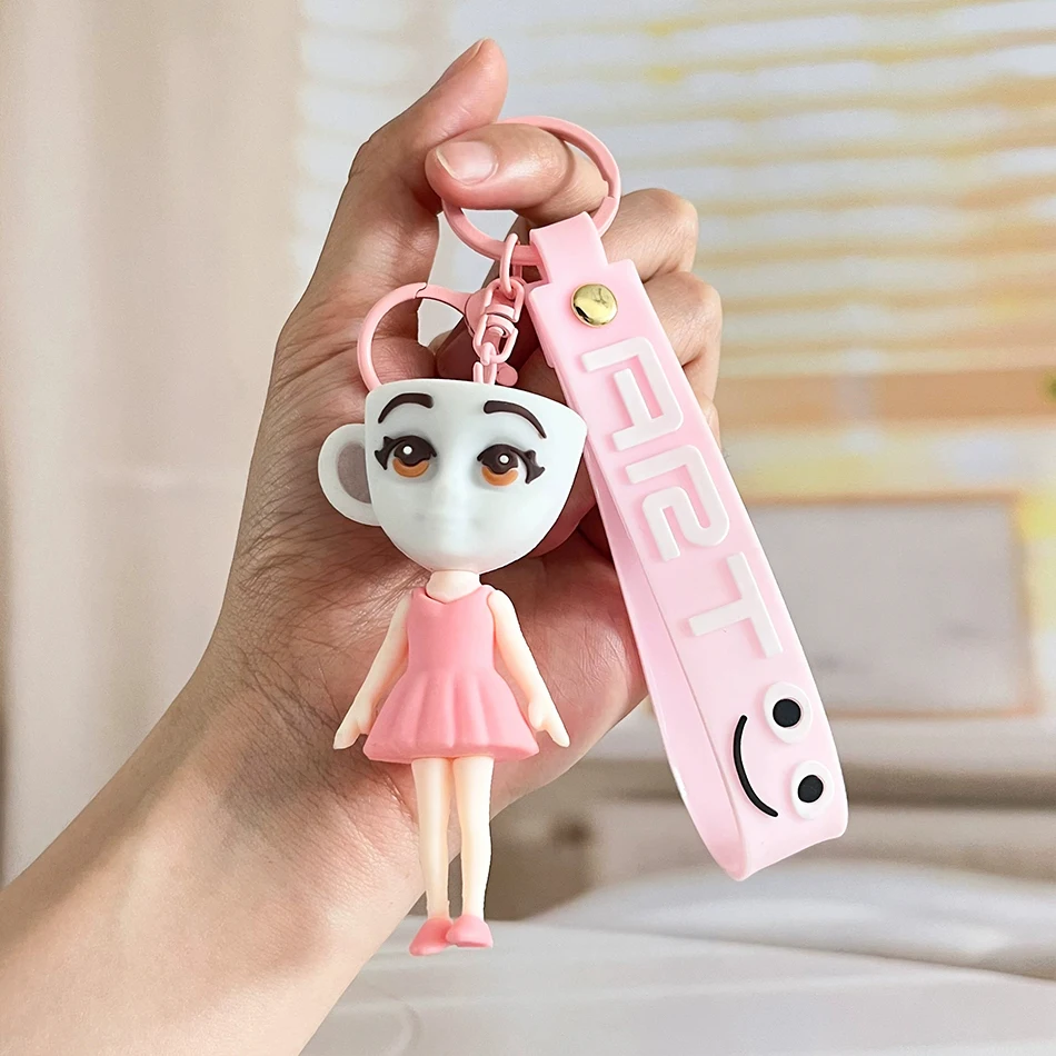 Italian Brainrot Animals Figure Keychains Tung Tung Tung Sahur