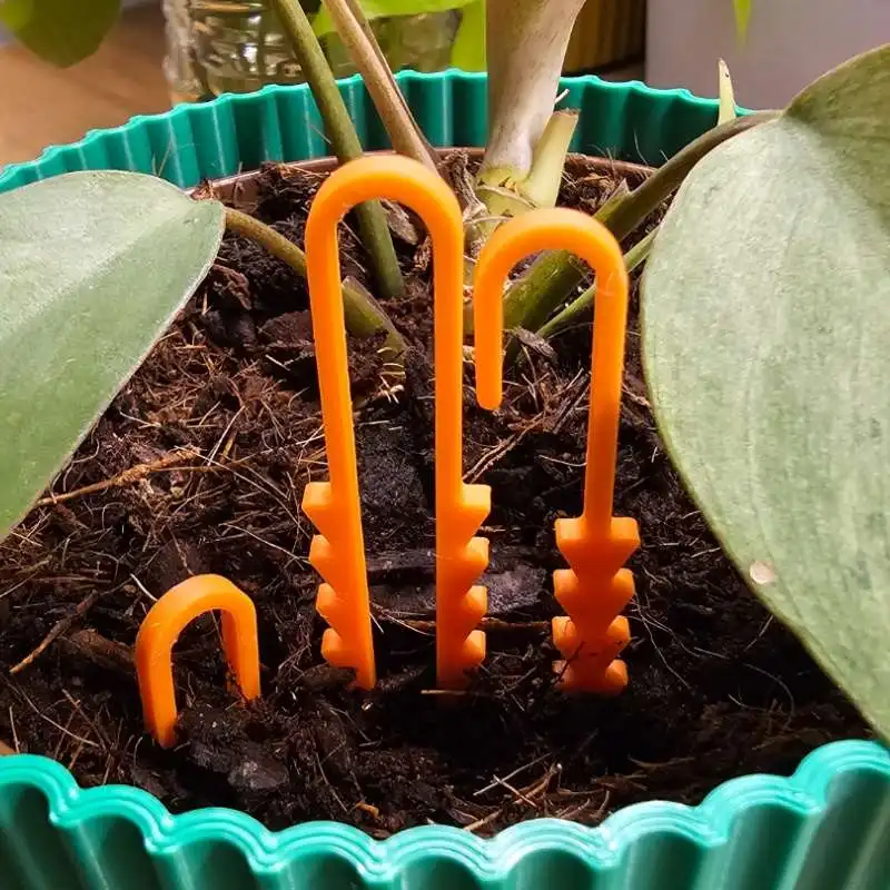 Garden Stem Fixing Pin 7mm Wide Opening Plant Root Securing Peg Vegetable Vine Holder