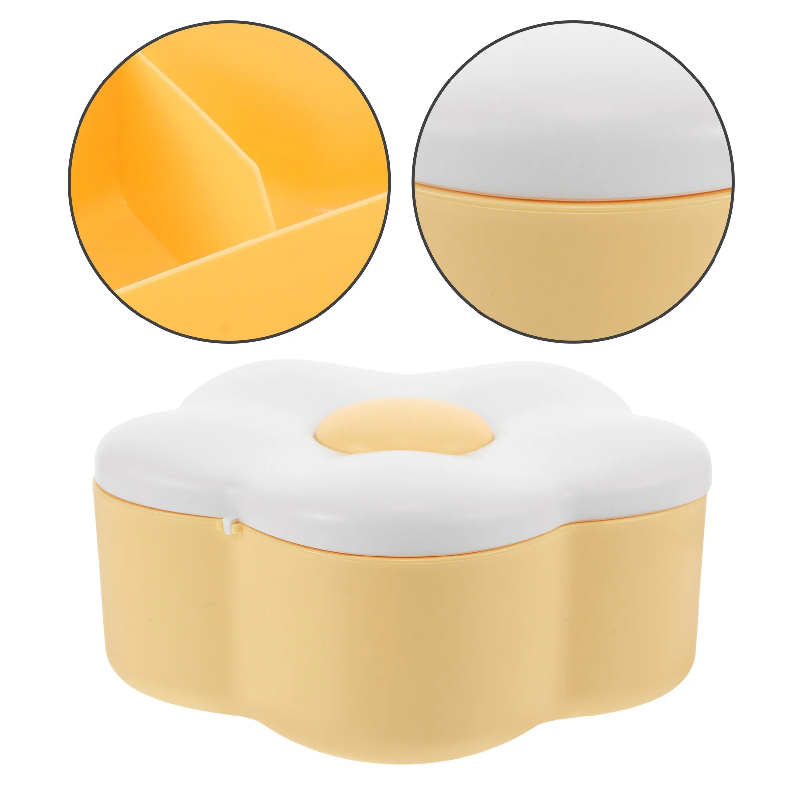 

Flower Shape Jewelry Box Organizer Makeup Mirror Compact Case for Necklace Rings Earrings Bracelets Storage Women