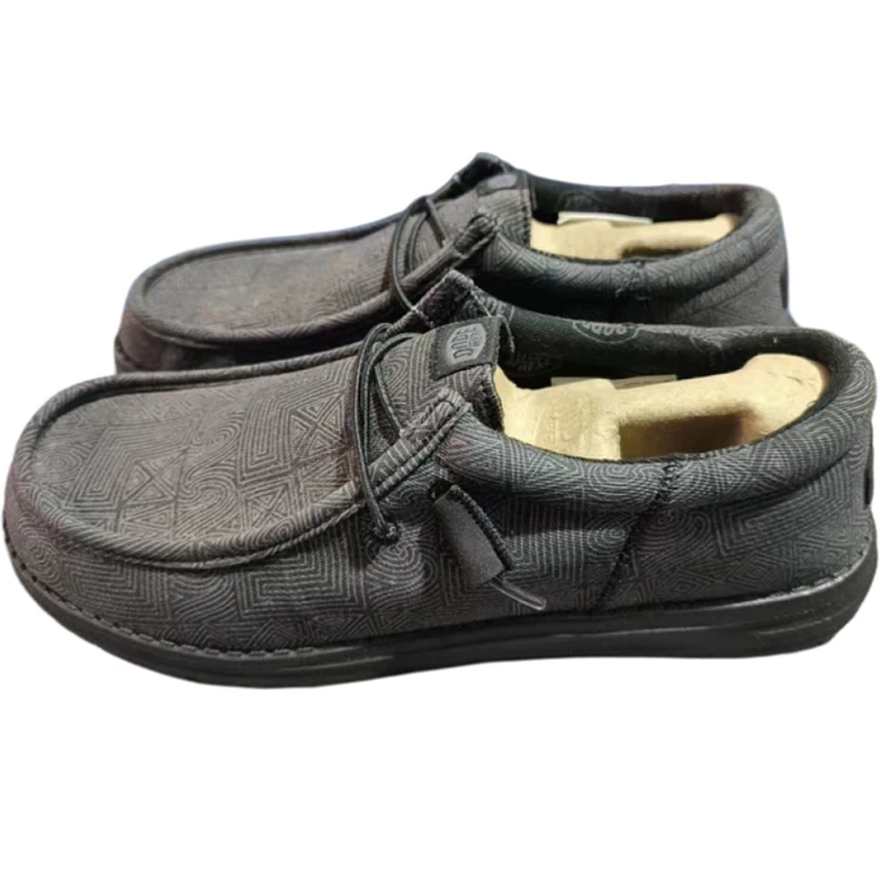 أحذية قماشية رجالية من هاي ديد، أحذية سهلة الارتداء، موديل ربيع وصيف 2025 الجديد، أحذية كاجوال منخفضة الارتفاع بتصميم عصري ون...