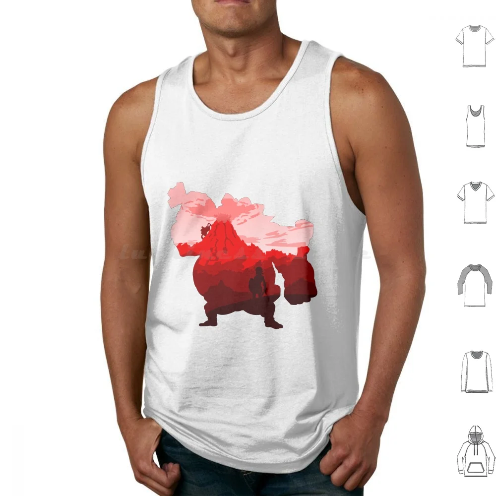 Goron Tank Tops Vest Sleeveless Divine Beasts Legend Of Breath Of The Wild Link Goron Death Mountain