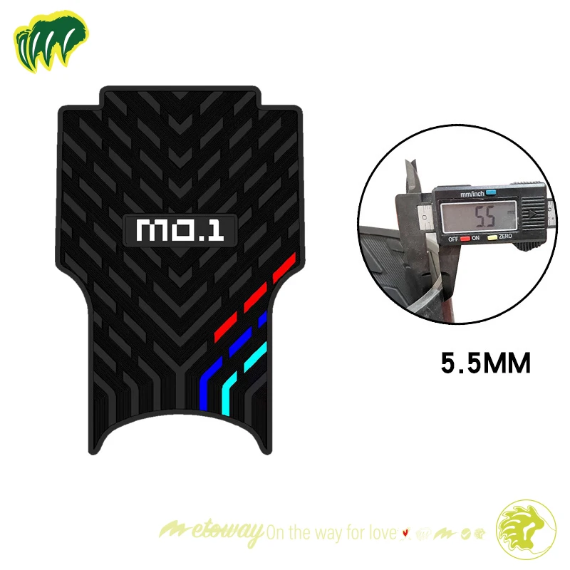 لهوندا UBE U-BE المطاط القدم وسادة التزلج الكلمة حصيرة السجاد دراجة نارية الحصير دواسة المضادة للانزلاق المياه برهان عالية تناسب جودة عالية #3