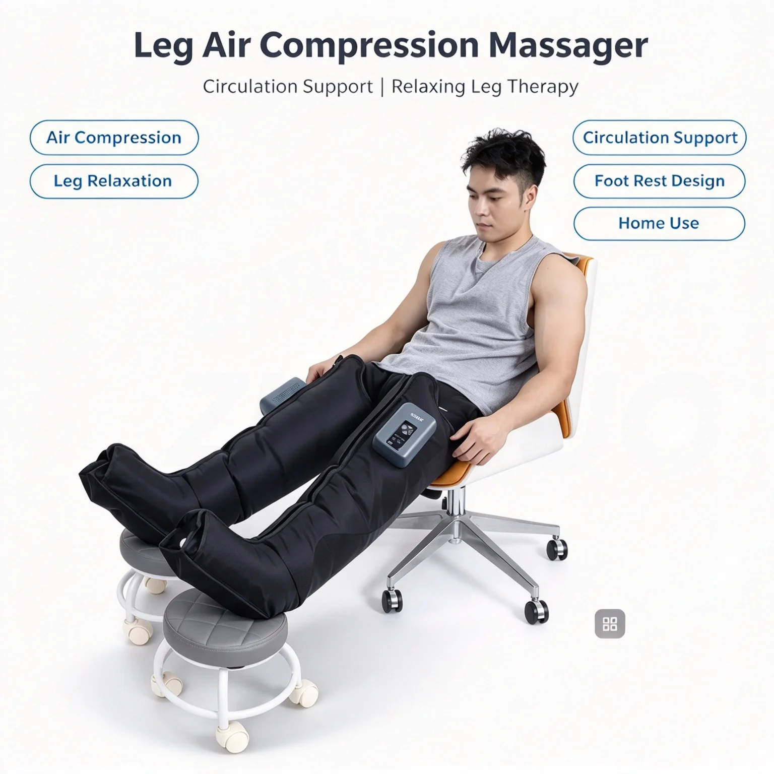 2026 best selling Air Compression Pressure Massage Therapy System Leg Massager Boots Recovery Lymphatic Drainage Machine