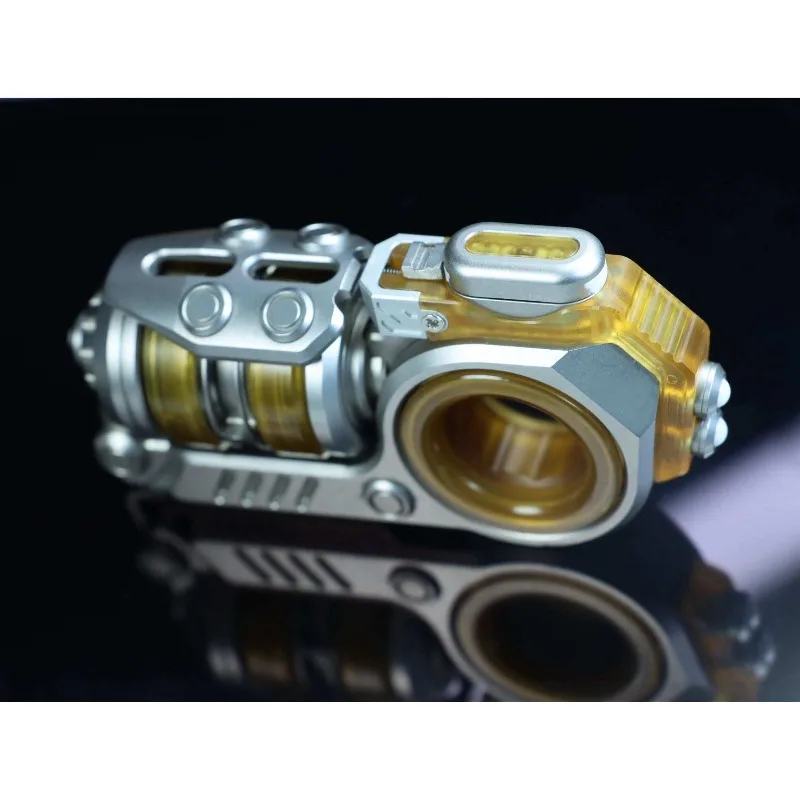 Mini Metal Magnetic Fidget Slider Connector, Pocket Tiny Mechanical Hand Fidget Toy, Adult Stress Relief EDC Accessory