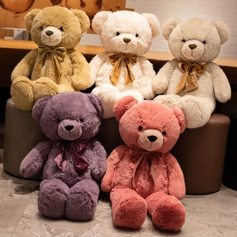 

Big Size Soft Teddy Bear Plush Toys 5 Colors Super Big Bear Hugging Pillow Animal Cushion Birthday Valentine's Day Lover Gifts