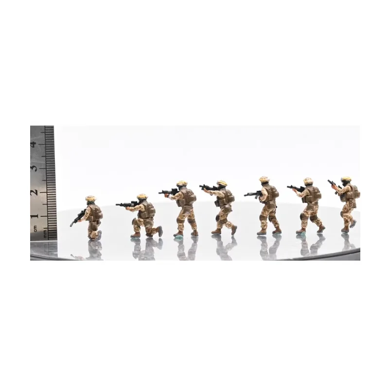 

1:72 Scale Resin Material Seven American Soldiers Suitable For Tank Helicopter Scenes Collectible Decorative Gifts Display