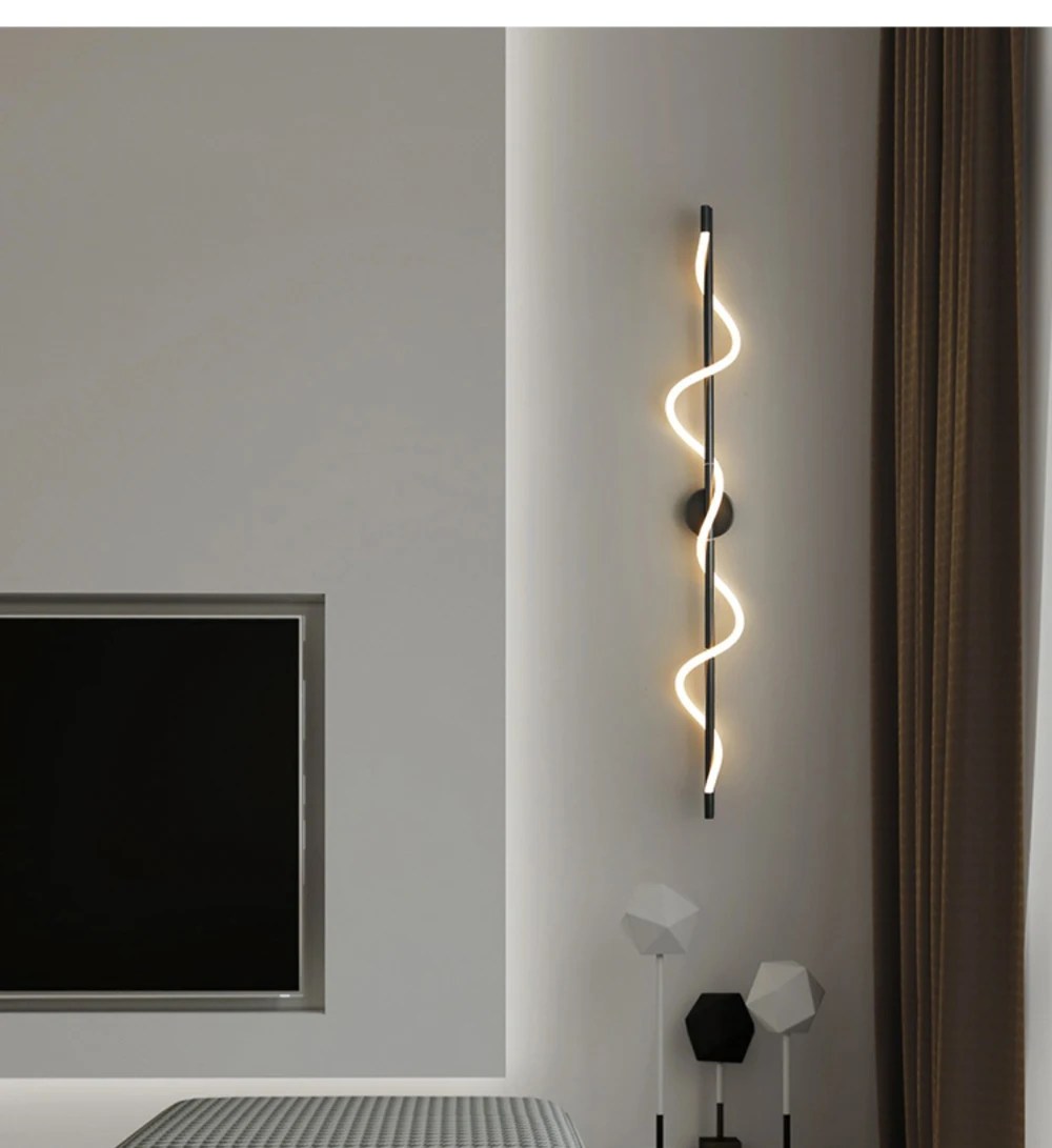 LED Nordic Golden White Minimalism Designer Lamp Light