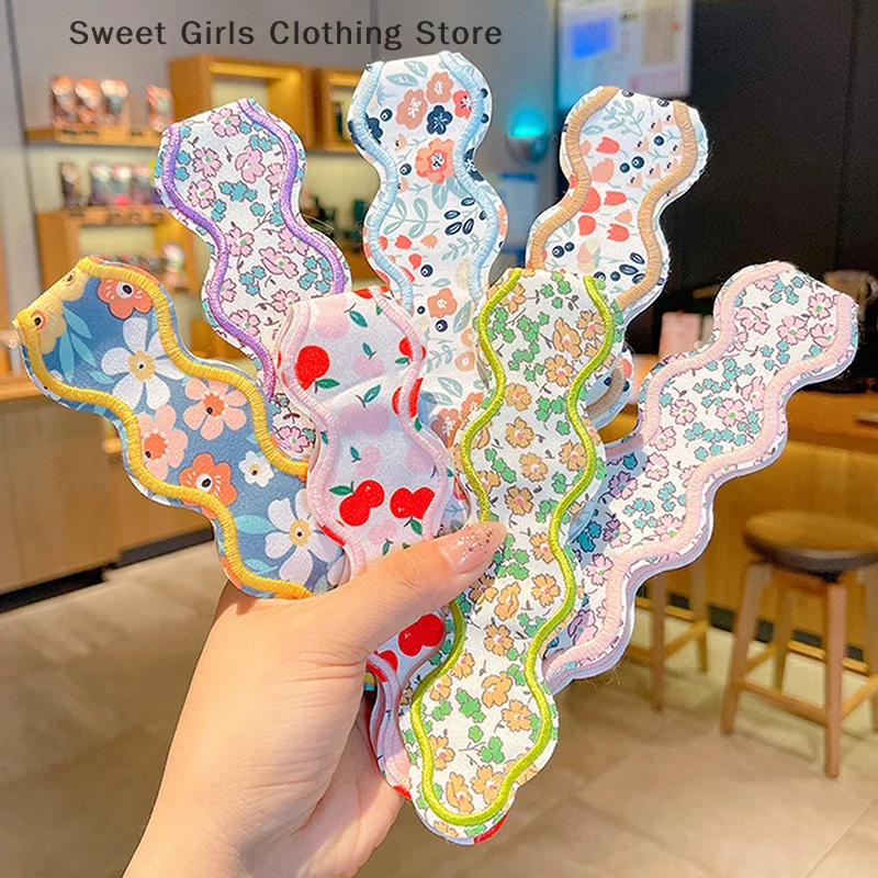 Simpai Rambut Ajaib Anak-anak Poni Tempel Posting Ikat Rambut Bunga Hancur Makeup Stiker Rambut Rusak Aksesori Rambut Anak