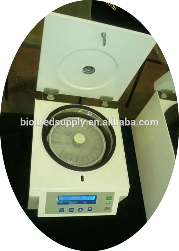 high quality hematocrit centrifuge 24 tube 75mm capillary tube  capillary centrifuge