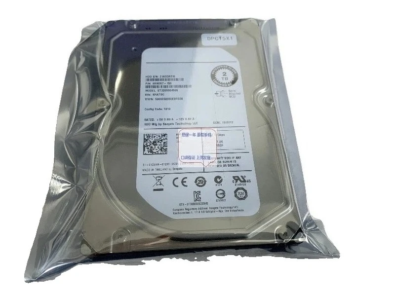

ST32000645SS 2T SAS Hard Drive 9SM267-150 1D9NN Used