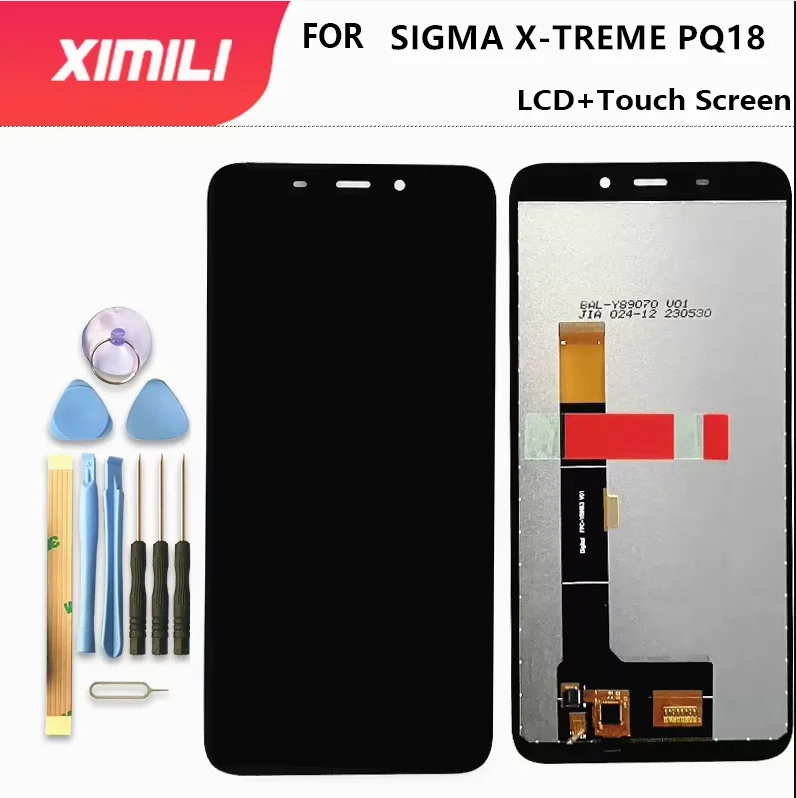 Original LCD For SIGMA X-TREME PQ18 LCD Display Touch Screen Digitizer Assembly Replacement pq18 pq 18 LCD Sensor