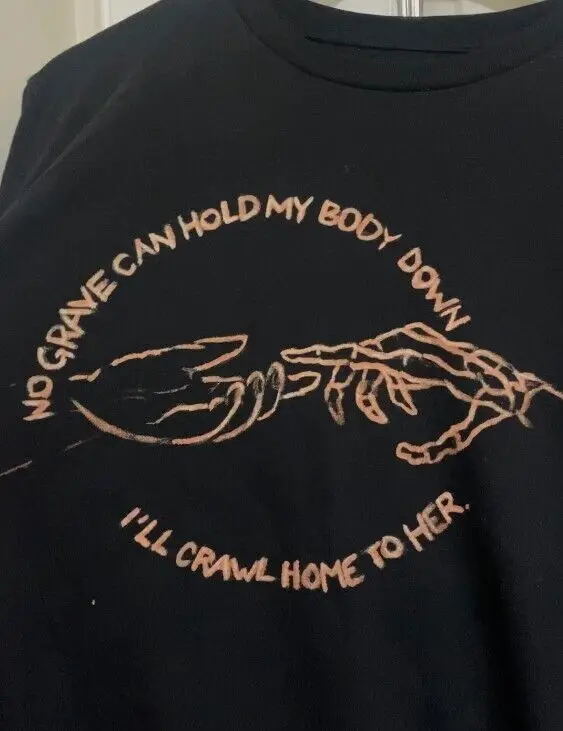 Hozier shirt, no grave can hold my bloody down, double sided shirt TE7337 long sleeves