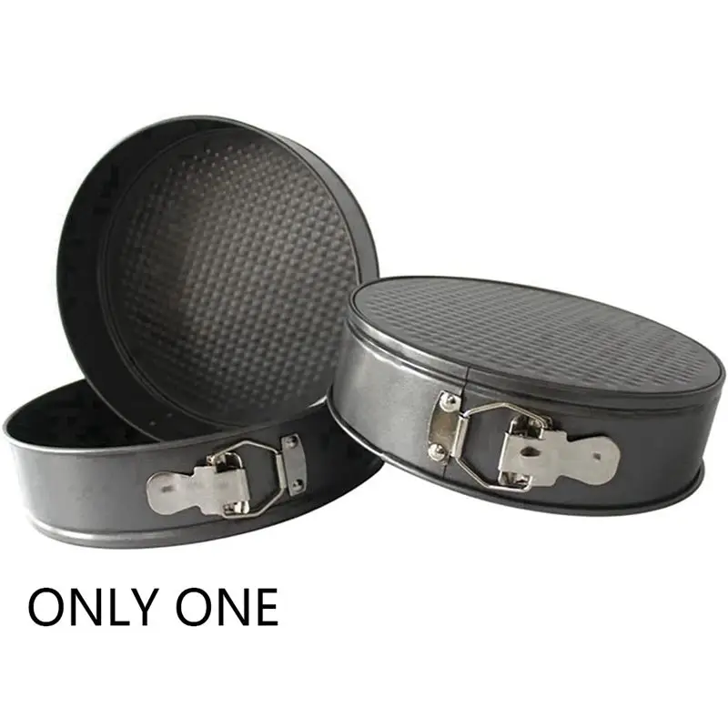ABNQ Round Leakproof Baking Cake Pan with Round Cake Tin Baking Mold with Removable Bottom (9 Inches)