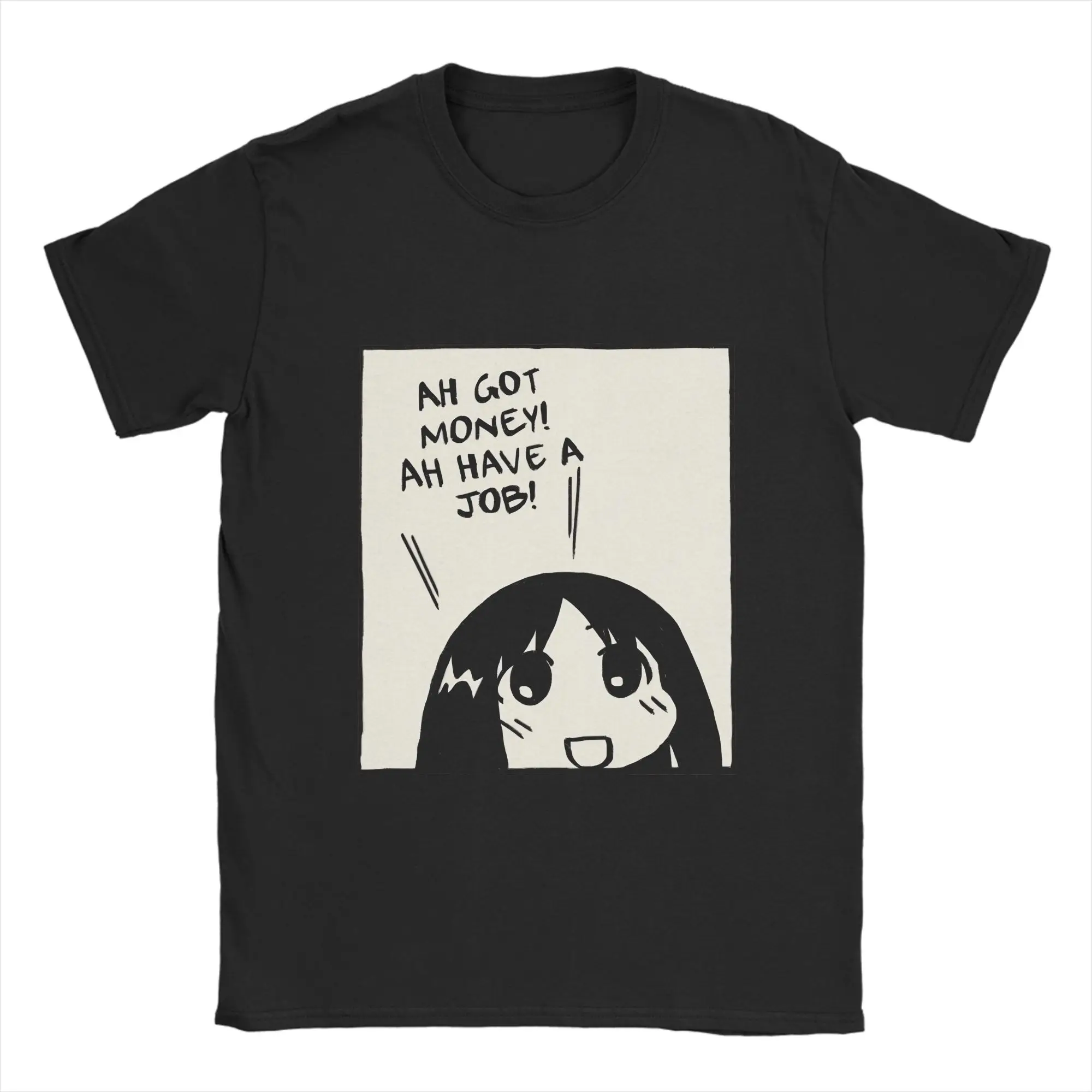 

Azumanga Daioh 100, хлопковая футболка для мужчин, летние футболки в стиле ретро Y2K с круглым вырезом, популярная футболка большого размера, лидер продаж, топы