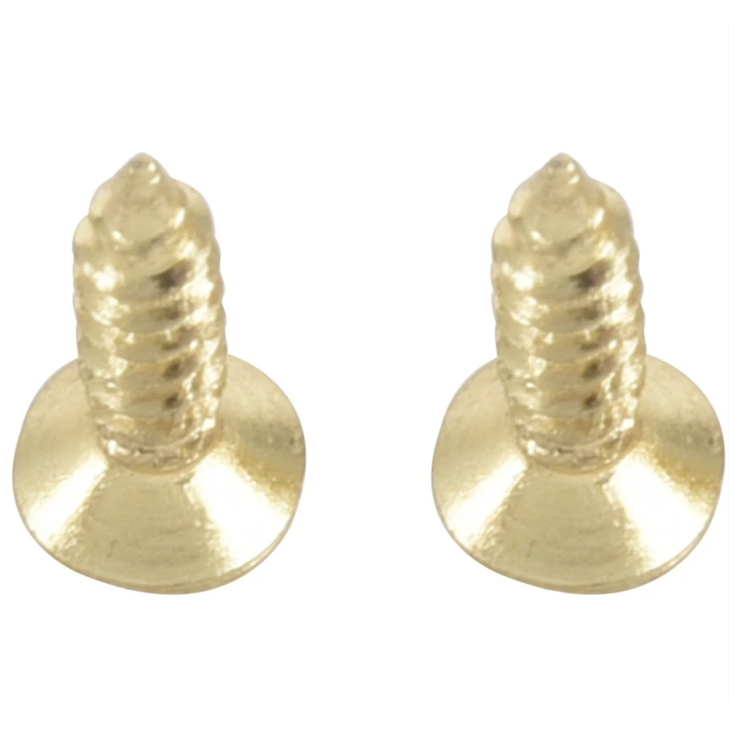 Pickguard Bracket Mounting Screws For Gibson Les Paul Electric Guitar Repalcement( Pack Of 10) (Gold)