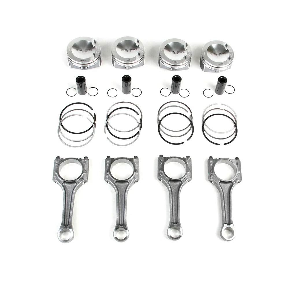 06H107065DM 06H107065DD 06H107065CM Piston Connecting Rod Kit For VW Tiguan Jetta AUDI A4 A5 Q3 Q5 TT 2.0T