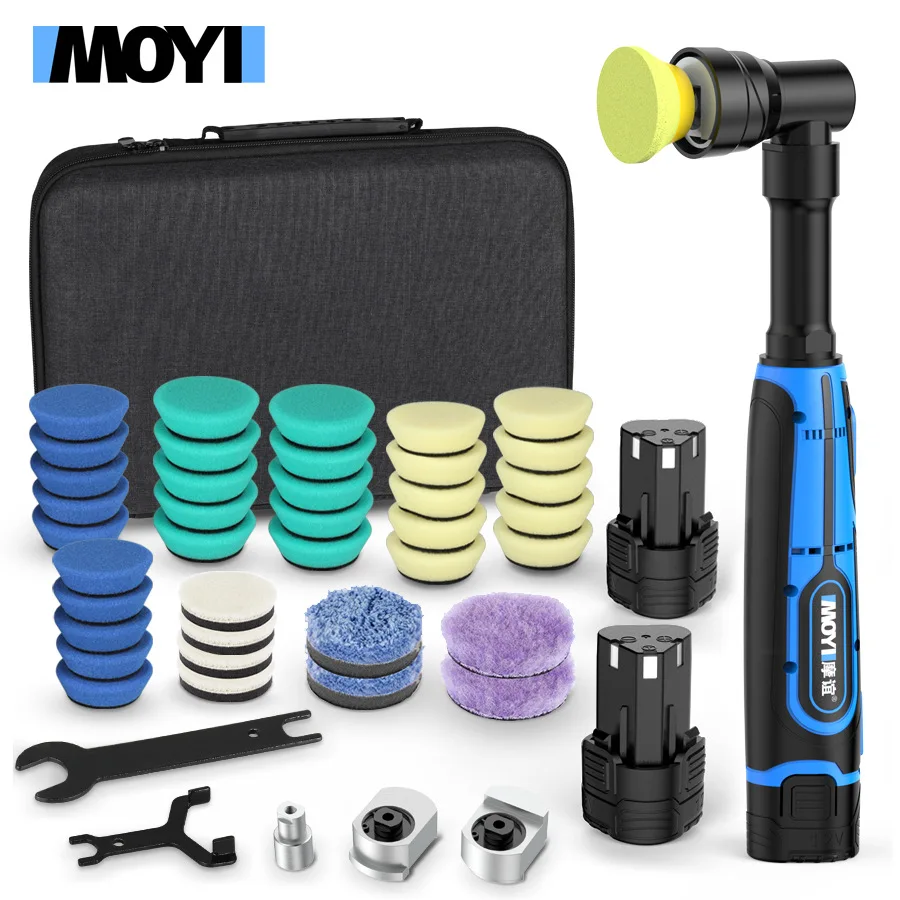 Portable Handheld Lithium-ion Mini Polisher, All-in-one Machine for Car Polishing, Waxing and Glaze Sealing, Electric Spot Grind