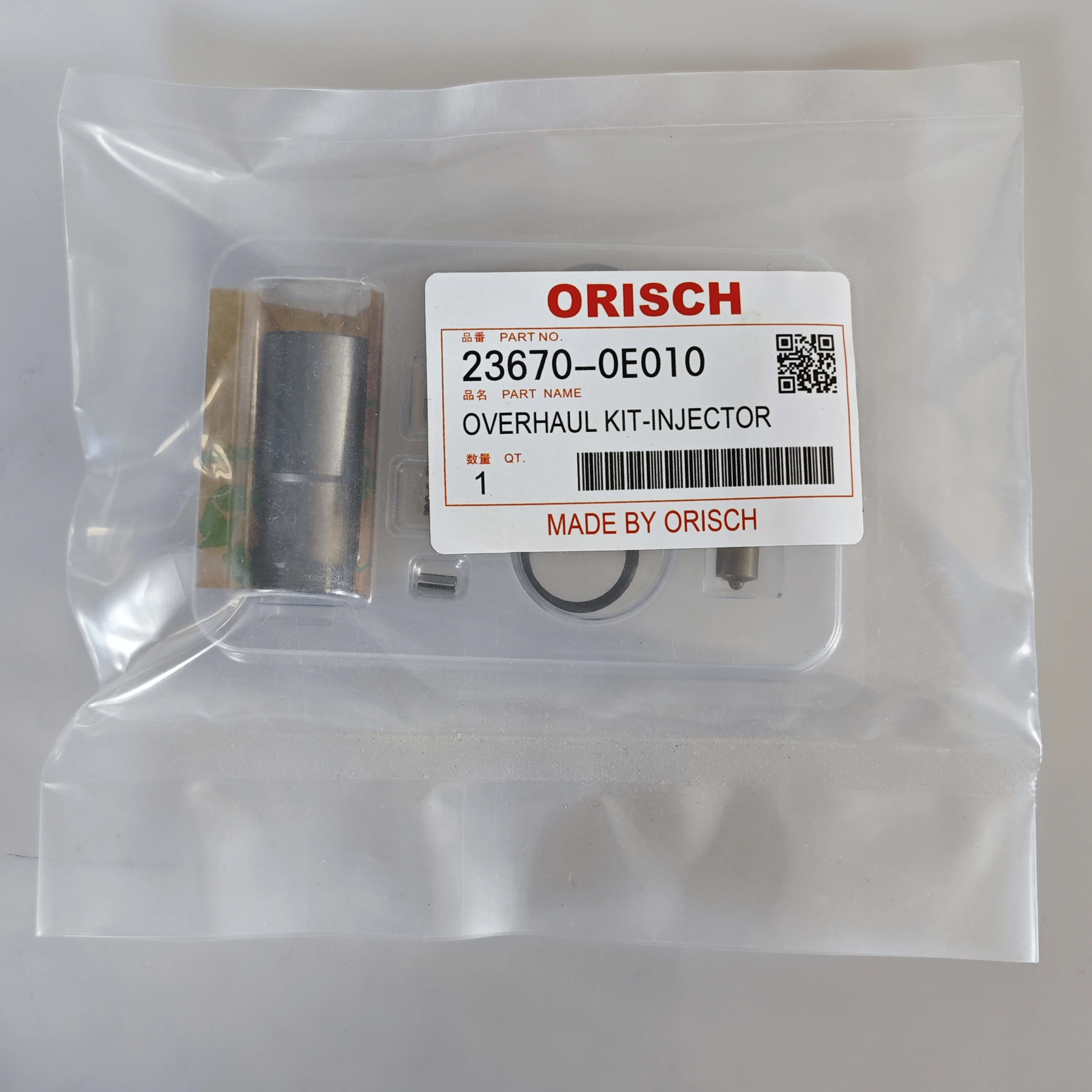 Orisch good quality 23670-0E010 repair kit including G4S009 nozzle and 295040-9440 valve plate and nut