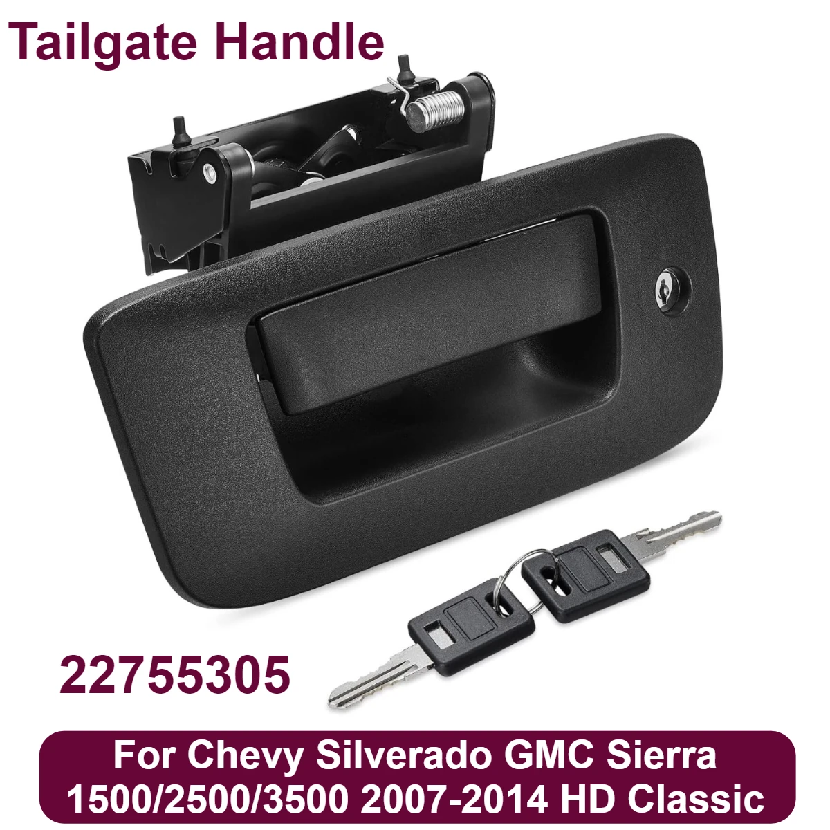 

Tailgate Handle for Chevy for Silverado for GMC Sierra 1500/2500/3500 2007-2014 HD Classic 22755305