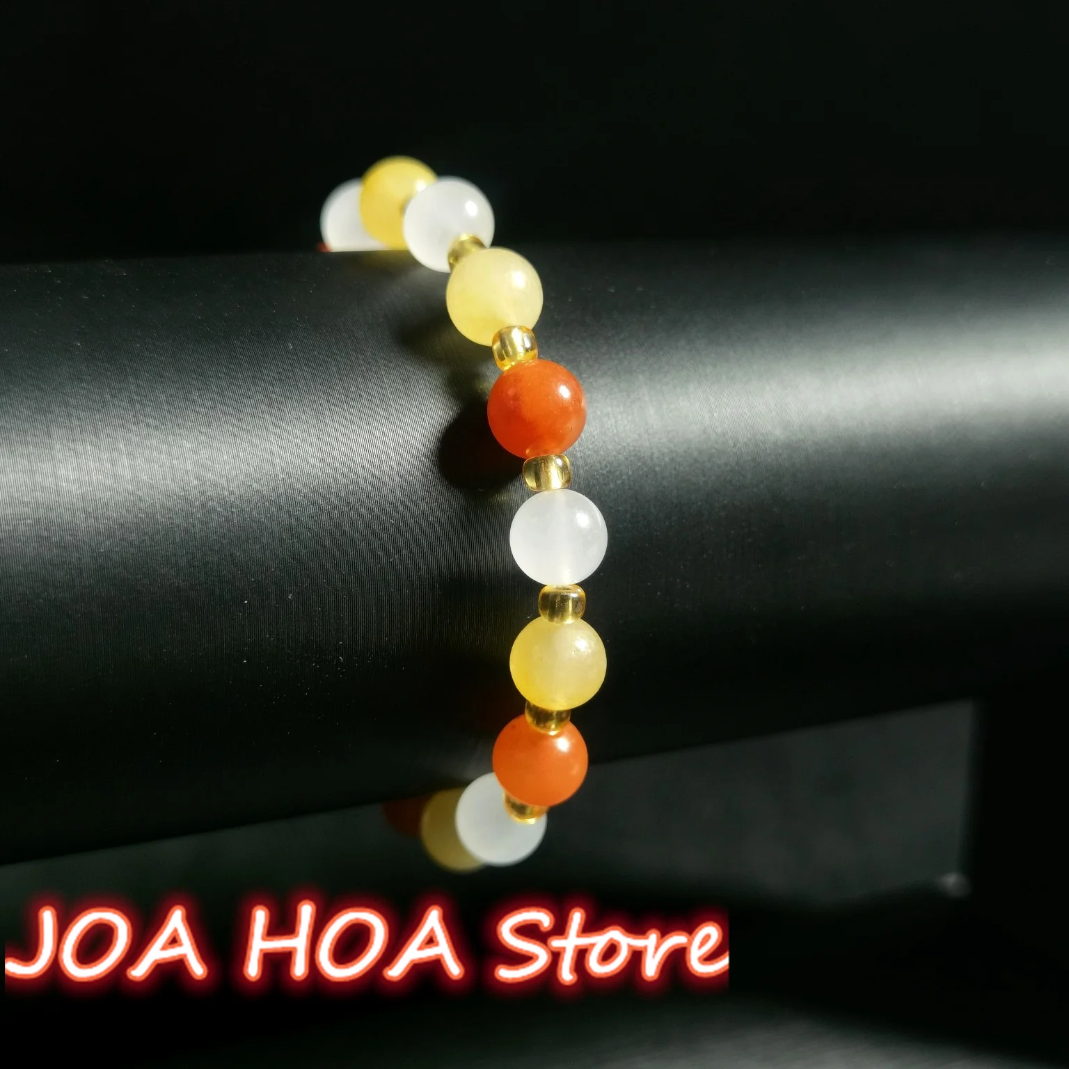 New Natural Gold Silk Jade Red Yellow White String Bracelet Selected Round Beads Bangle Handring Jewelry