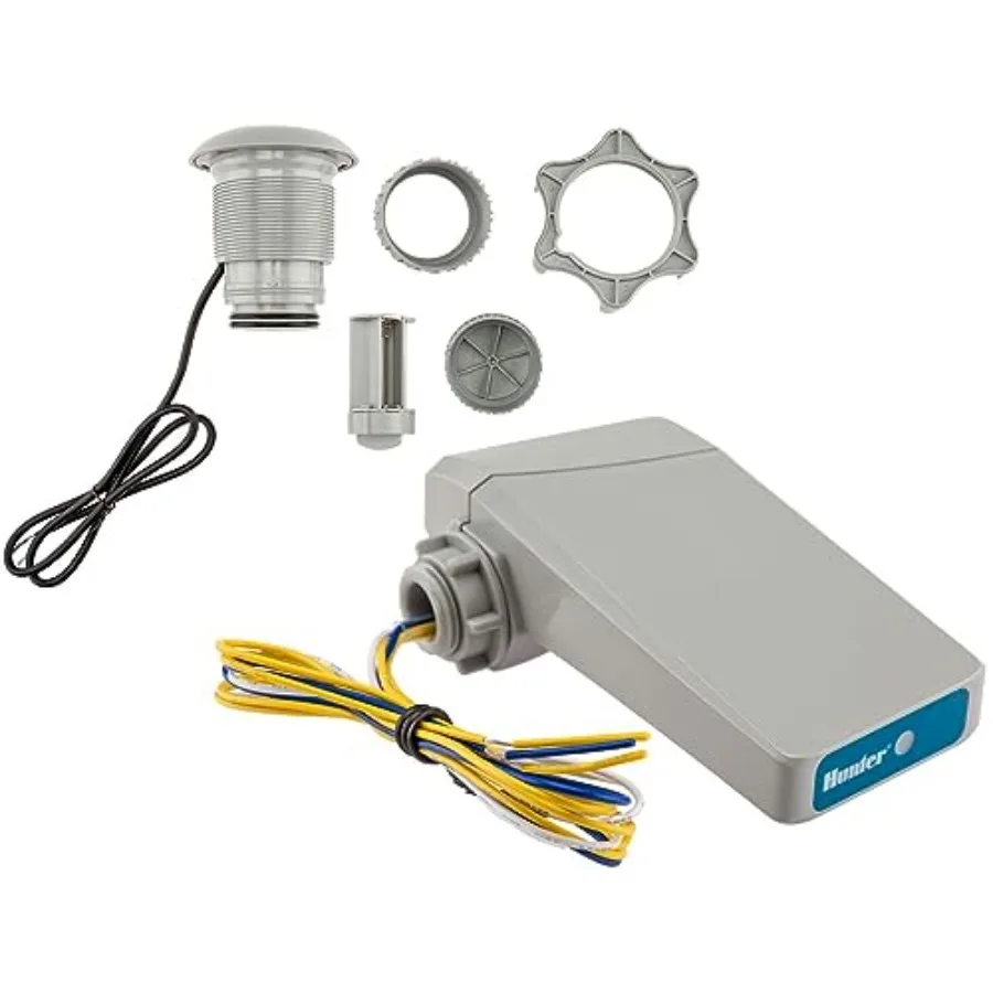 Kit de Comunicación Inalámbrica Hunter Hydrawise W-HC-Flow, Transmisor y Receptor, Solo para Medidores/Sensores HC Flow, WHCFLOW