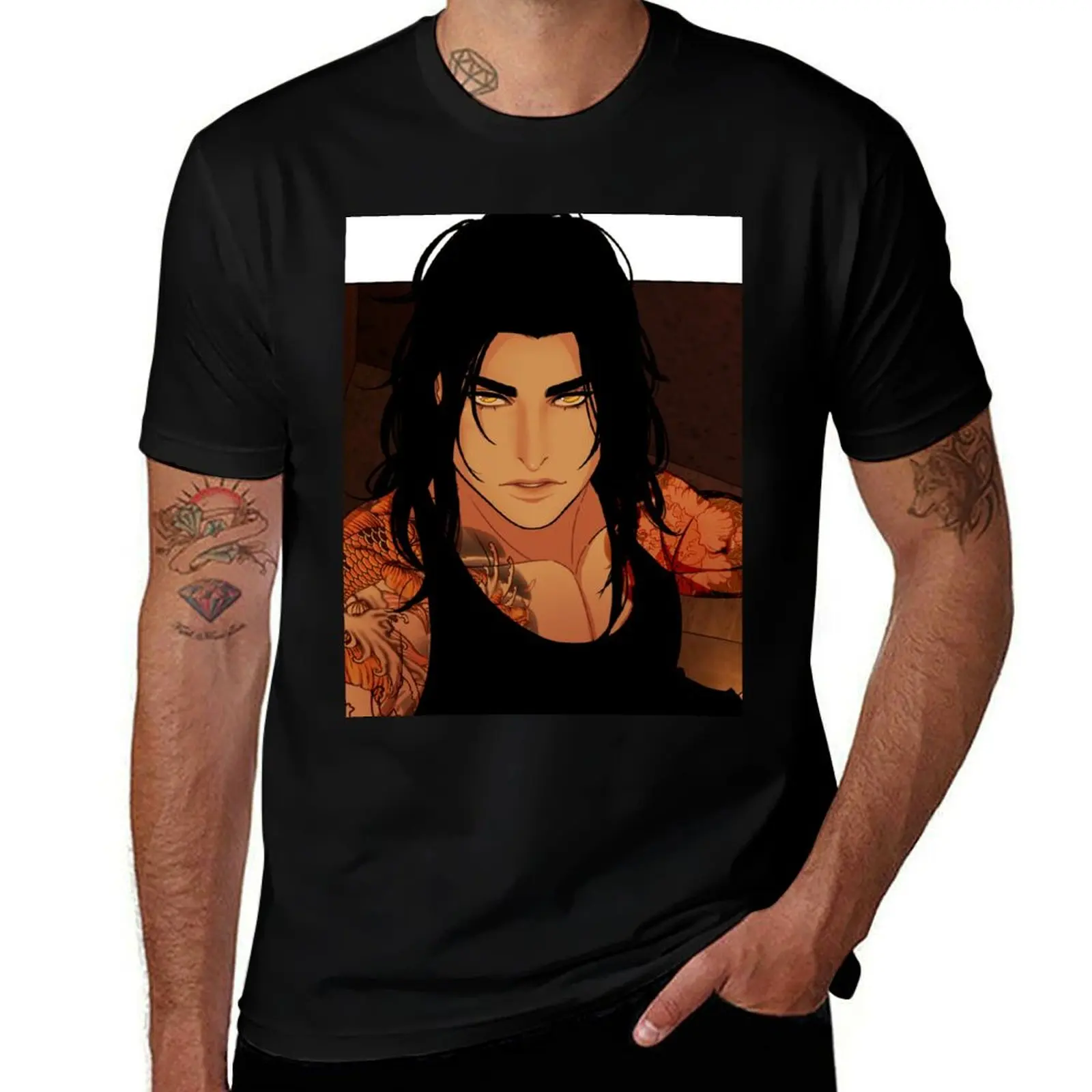 Ep 77 - Fiery Lust T-Shirt Breathable Sportswear for Men T-Shirt