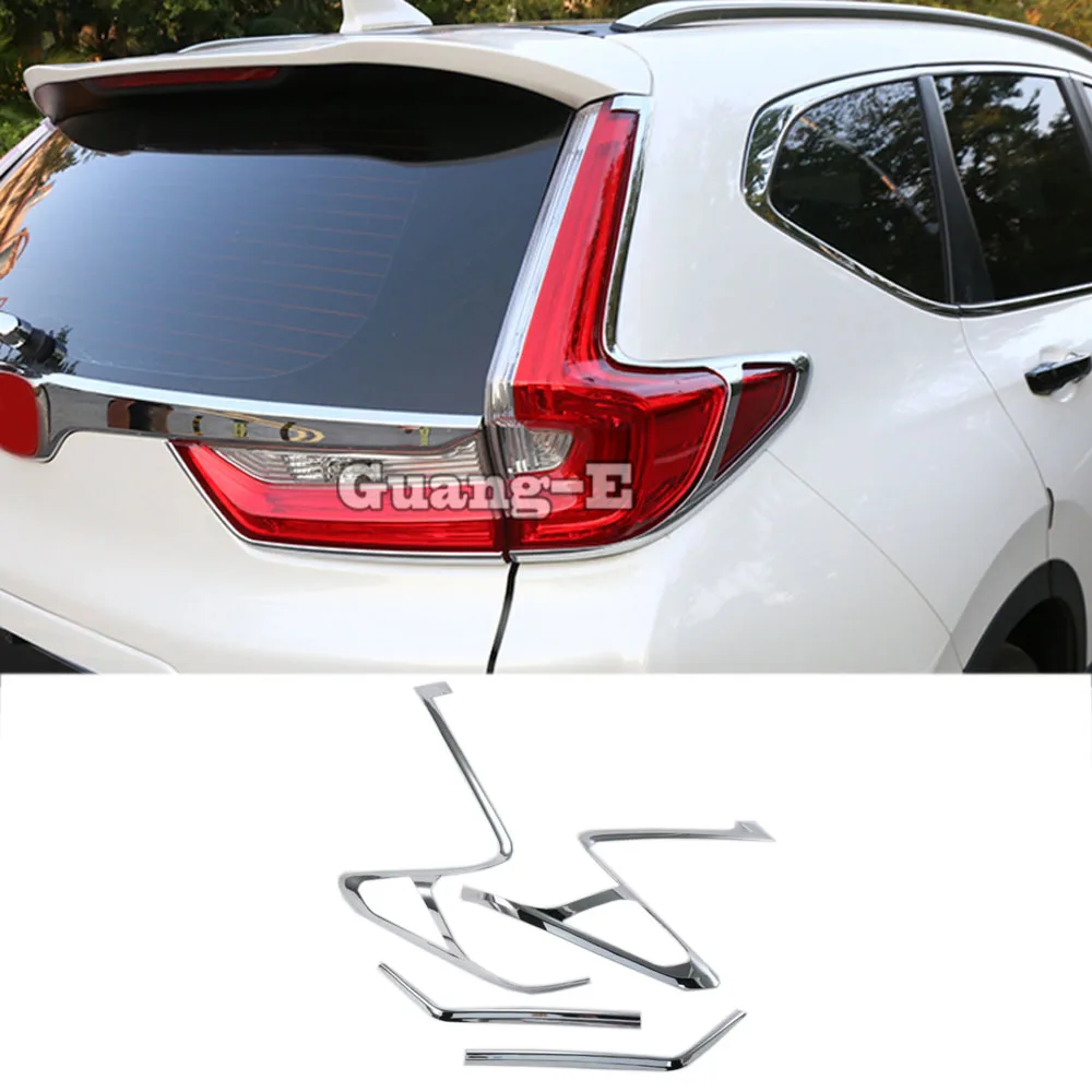 

Car Rear Tail Light Covers for Honda CRV CR-V 2017 2018 2019 2020 Back Taillights Guard Exterior Accessories Lamp Trims Stickers