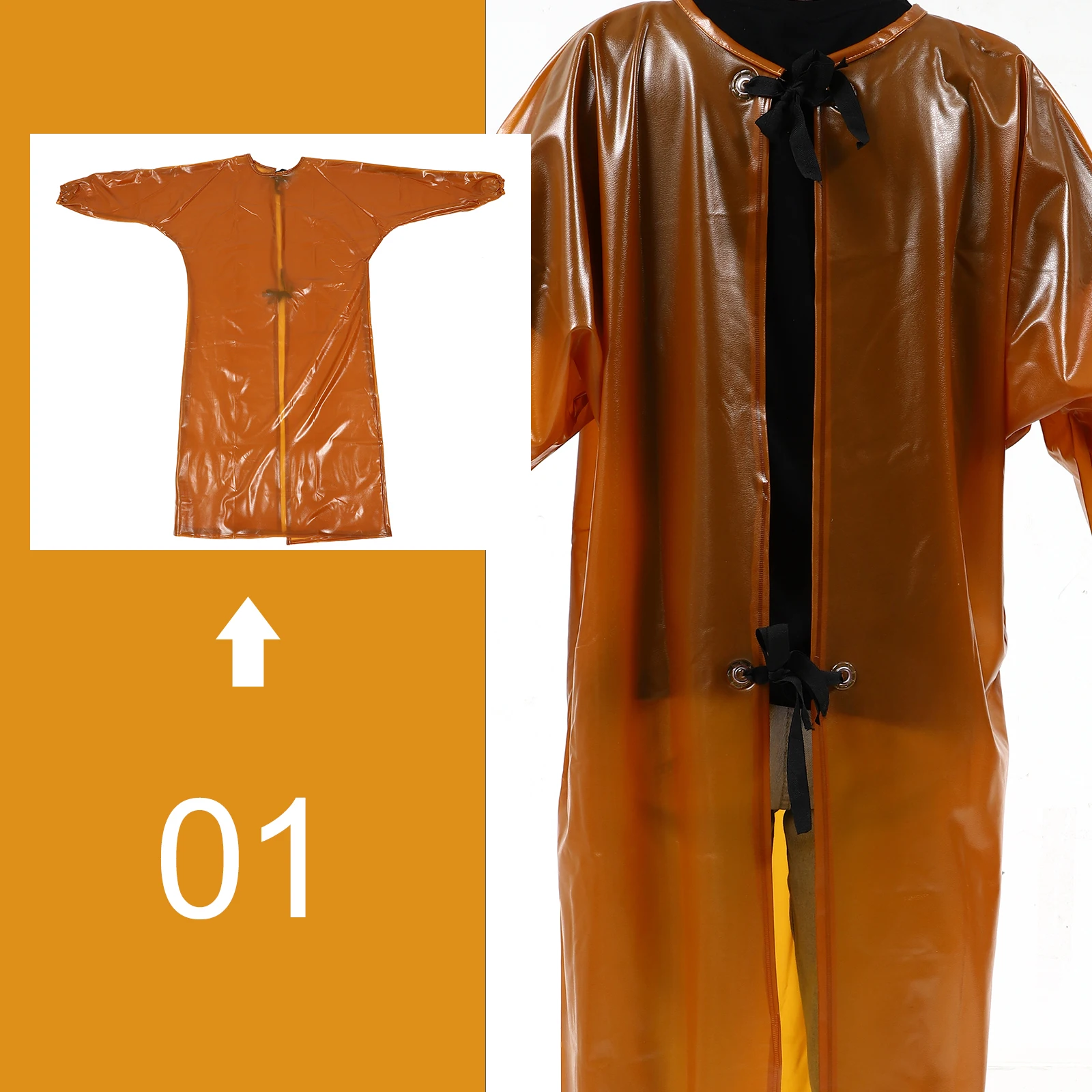 Ropa de trabajo impermeable, monos para hombres, babero, casa de matanza, traje de Pvc, bata, chaqueta, delantal de aceite para hombres, bata para mujeres a prueba de salpicaduras