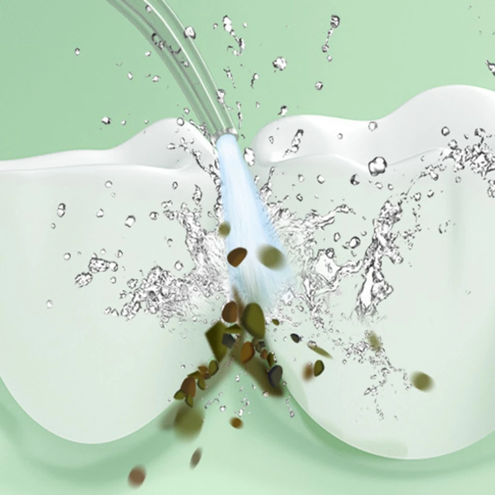 

A39M Oral Irrigator Portable Water Flosser USB Rechargeable Water Jet Floss Tooth Pick 4 Jet Tip 220Ml 3 Modes US Plug