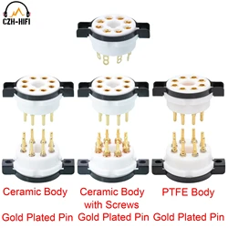 EIZZ High End 8pin K8A Tube Sockets Valve Base for EL34 KT88 5881 6V6 6L6 6CA7 KT66 Vintage Audio Amplifier DIY