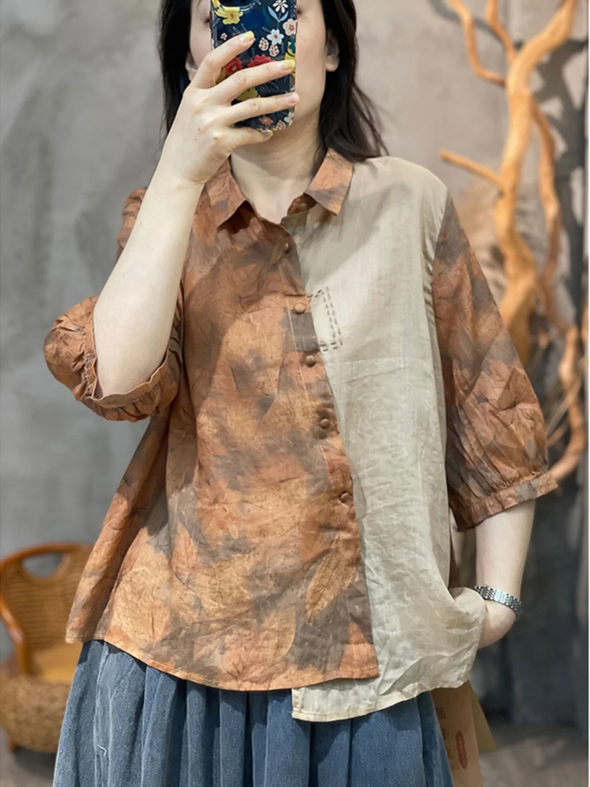 

Винтажный хлопковый топ большого размера с асимметричным подолом Fl Oz White Patal over irt, повседневный летний топ для женщин в поездок на работу