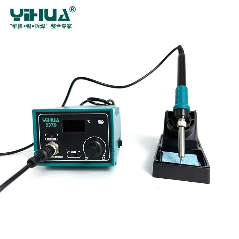 

YIHUA 937D Soldering Station 40W Temperature Control ESD Digital Rework Stations Tool for Mobile Phone PCB Welding Repair