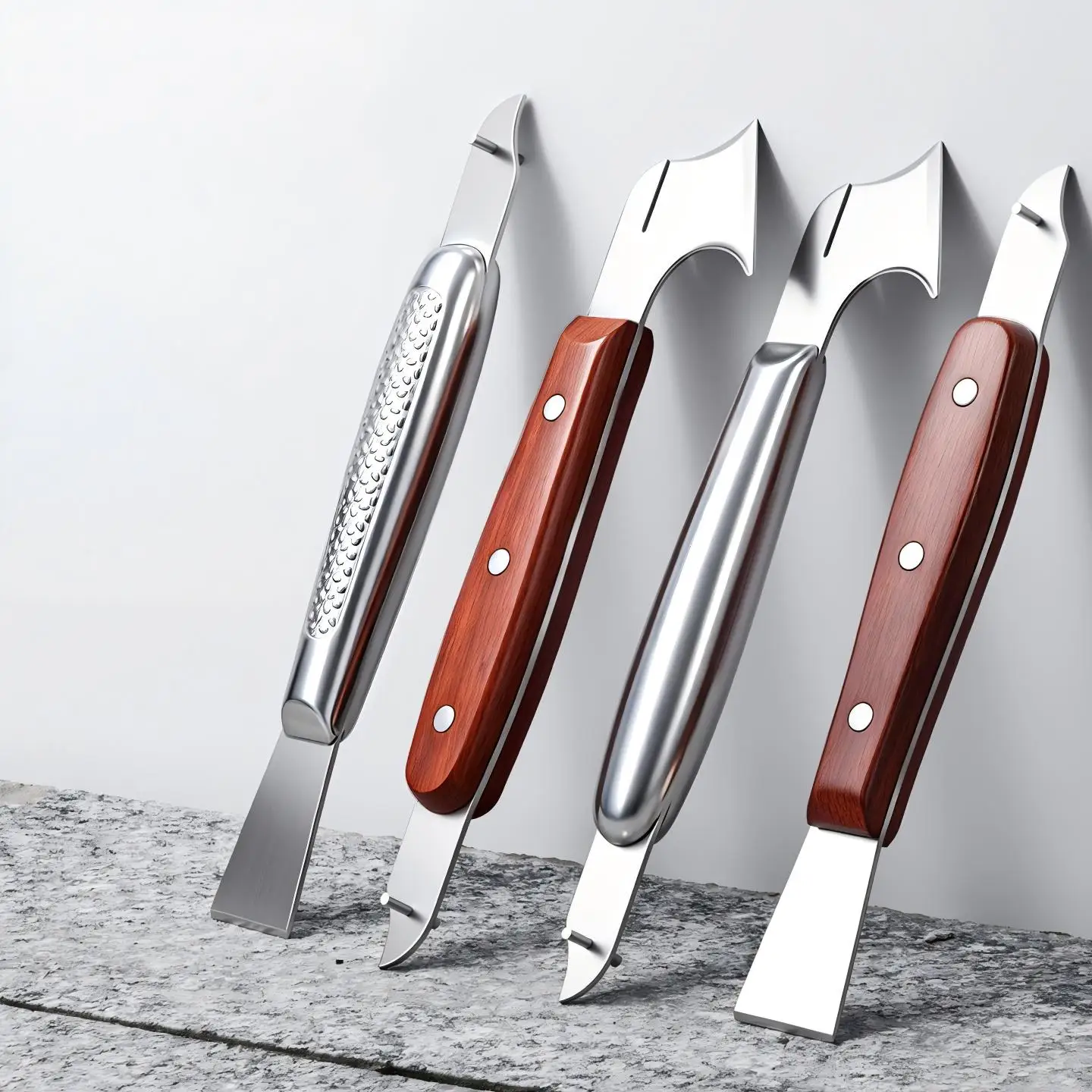 Professional Tile Gap Repair Hook Knife Stainless Steel Ceramic Tile Gap Cleaner Scraper Floor Nail Pullers Motorcycle Hand Tool