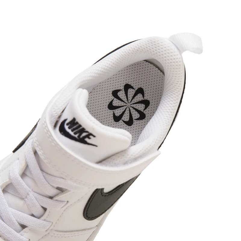 Nike Children's Shoes Court Borough (Ps) Fashionable and Trendy Velcro Kids' Low-Top Casual Sneakers Dv5457-104 view 5