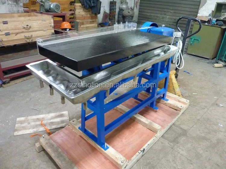 Gold mining equipment portable gold separation shaking table for factory price