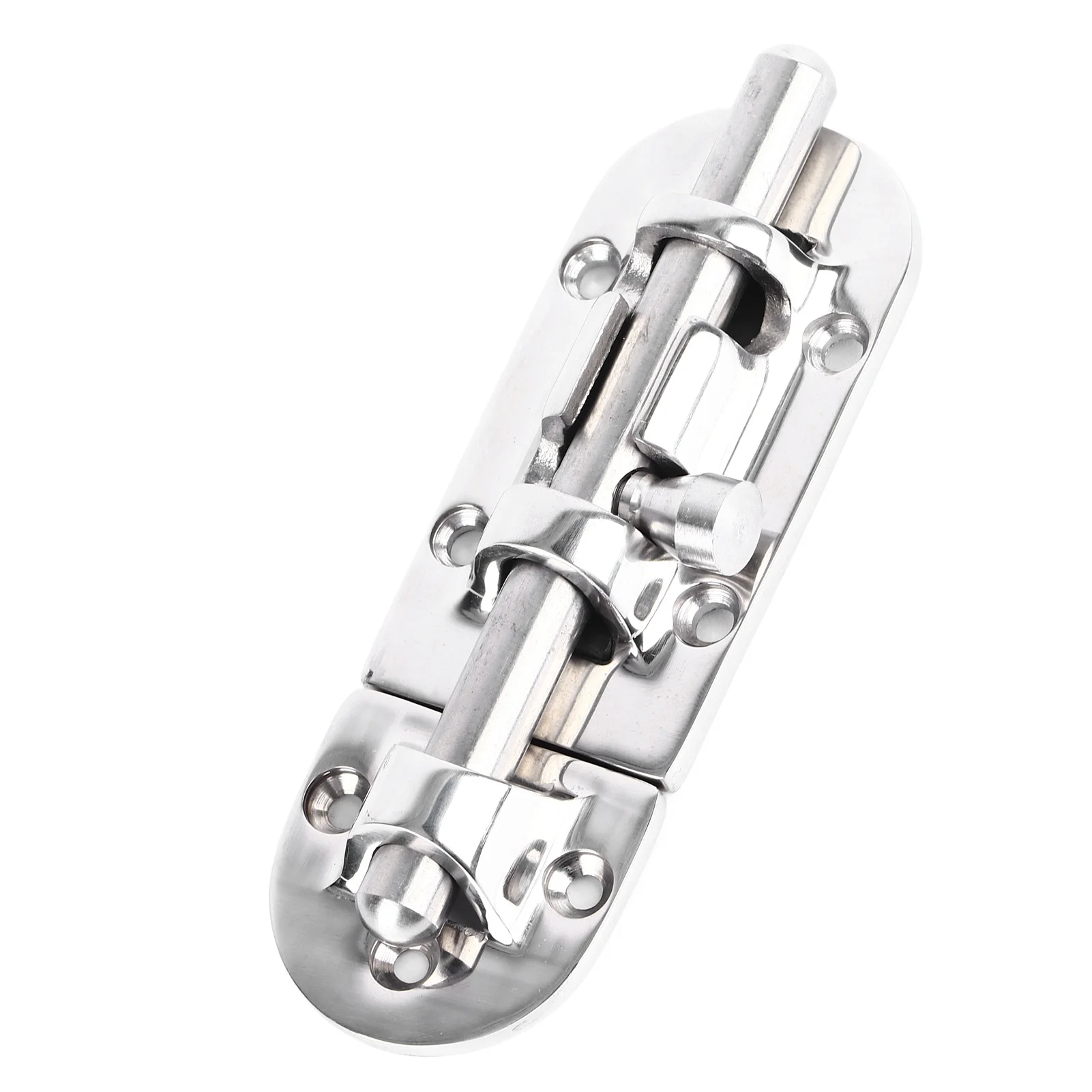 Door Latch Lock 110x38mm 316 Stainless Steel High Accuracy Electrolytic Polishing Process Sliding Bolt Lock