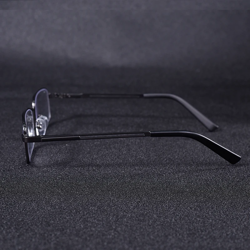 Vintage Quadratische Lesebrille Rahmen Metall Männer Mode Klassische Business Brillen Blau Licht Blockieren Klare Linse +75 + 125 + 2 – Detail 21