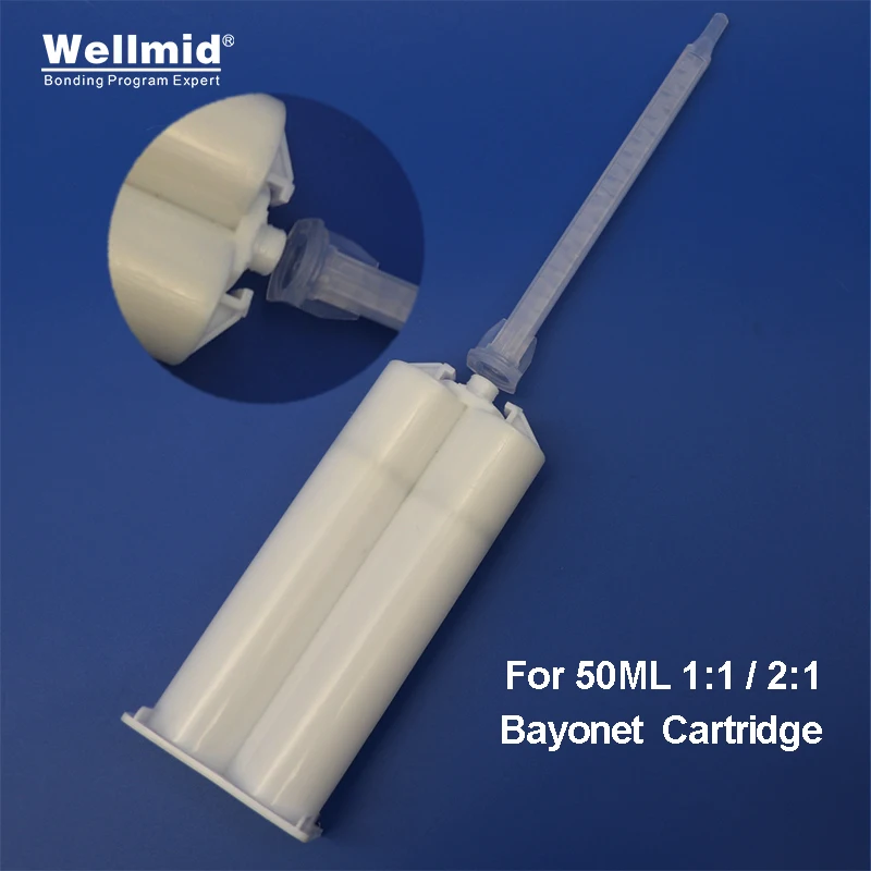 Original Plastic Turbo Bayonet Static mixer tube Consistent high-quality mixing Paste tool ARALDITE Liquid AB Glue Mixing Nozzle