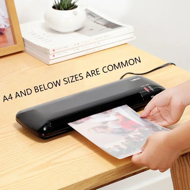 

Маленький ламинатор формата А4, бытовой рулонный ламинатор, машина для ламинирования холодной пленки, пластиковый аппарат для документов, фотоположение