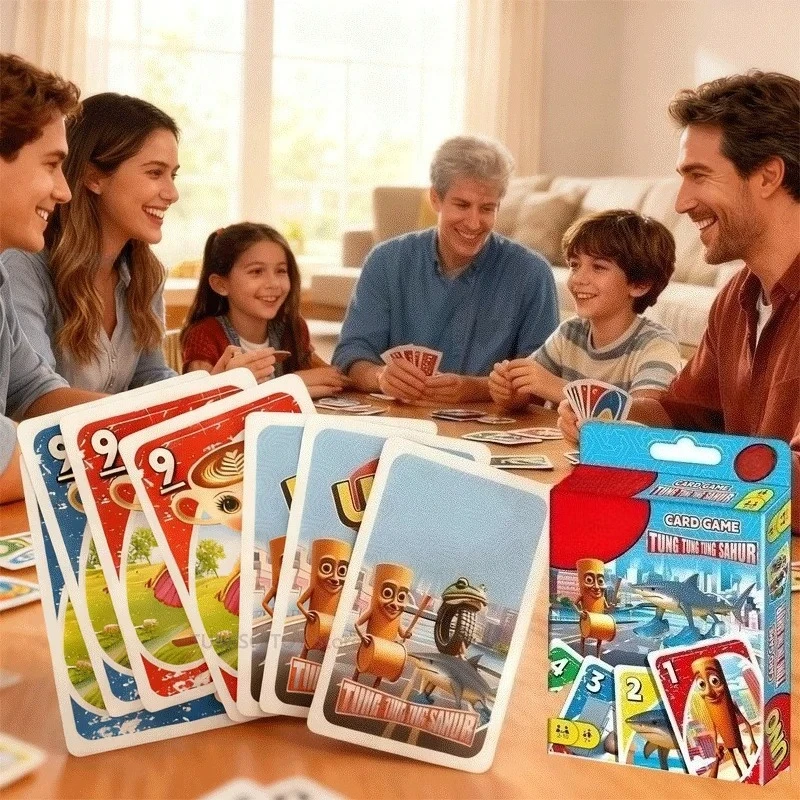 108 قطعة لعبة البوكر الإيطالية Brainrot أوراق اللعب ألعاب بطاقة مجلس الحفلات تونغ تونغ صحور مضحك ألعاب بطاقات جمع بطاقات #6