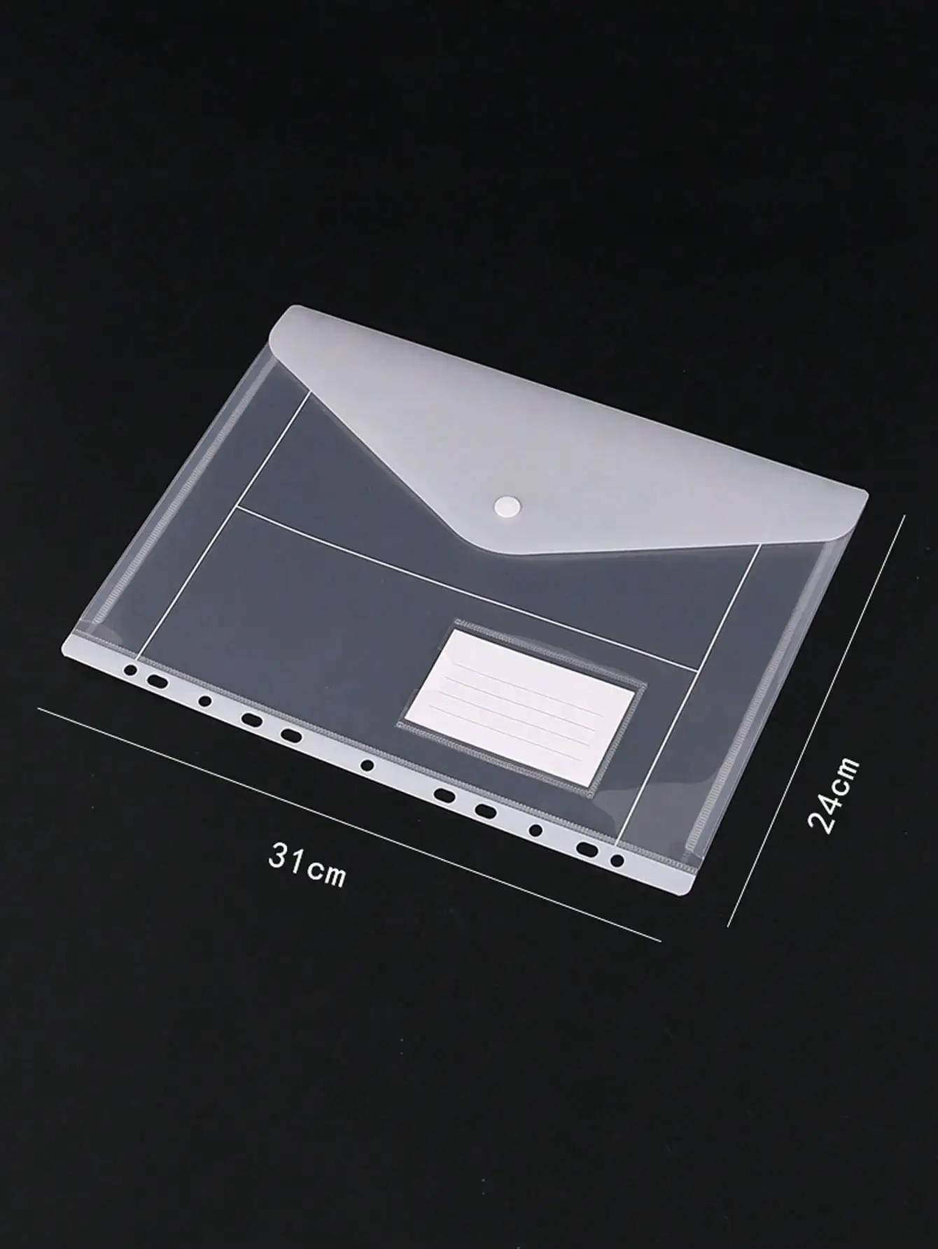 

Large capacity A4 loose-leaf binder in soft muted tones. Made of sturdy PP material with snap closure and label pocket, expandable and portable for sorting documents at school, home and office.