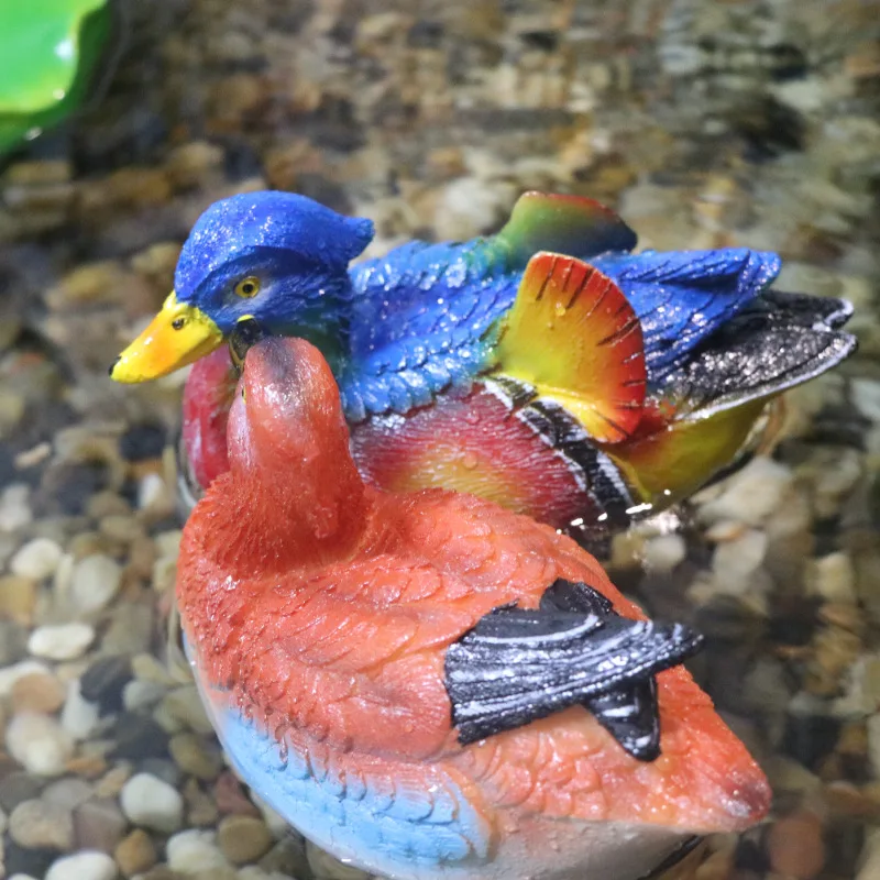 Creative Floating Duck Geese Garden Courtyard Arrangement Pond Fish Pond Decoration Water Landscape Ornaments Landscape Decor